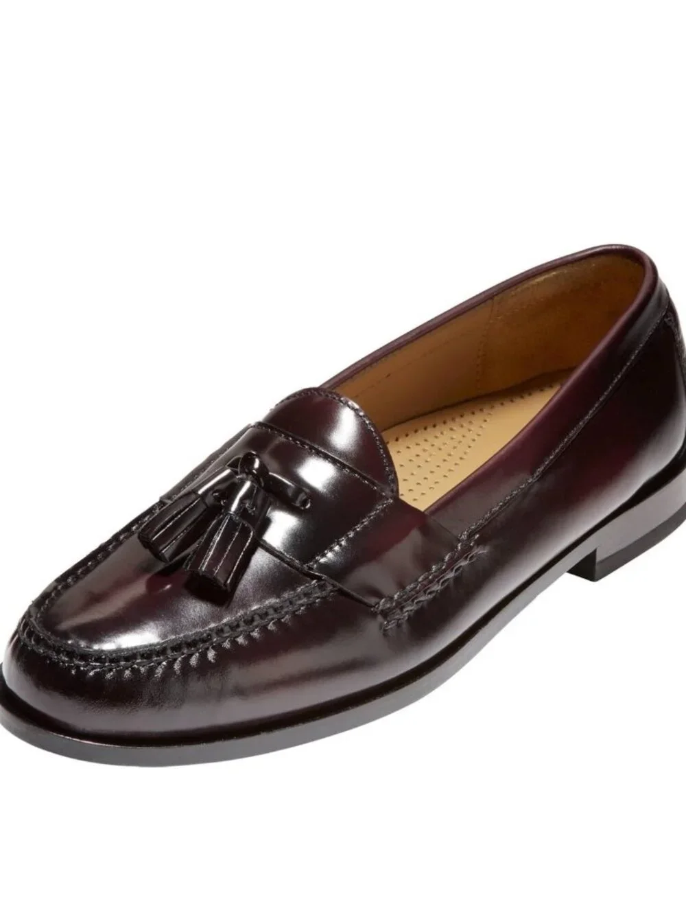 Cole Haan Men's Pinch Tassel Loafer Dress Casual Shoes Sz 15 Burgundy